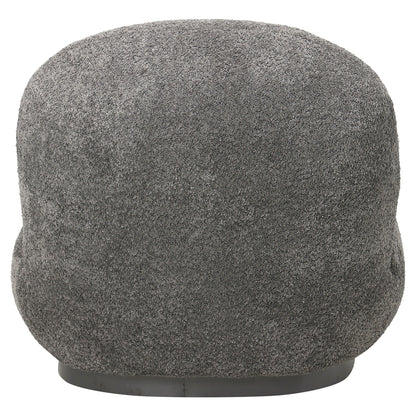 BEANY ARMCHAIR GREY BOUCLE FABRIC 85x82x77