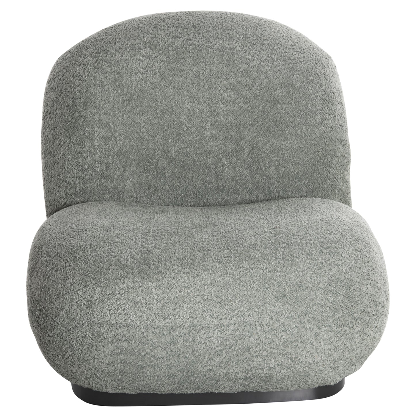 ARMCHAIR BEANY PEANUT BOUCLE FABRIC 85x82x77