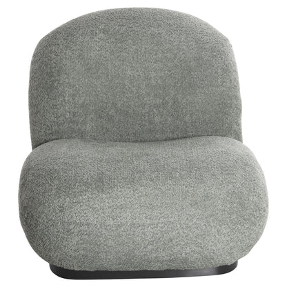 ARMCHAIR BEANY PEANUT BOUCLE FABRIC 85x82x77