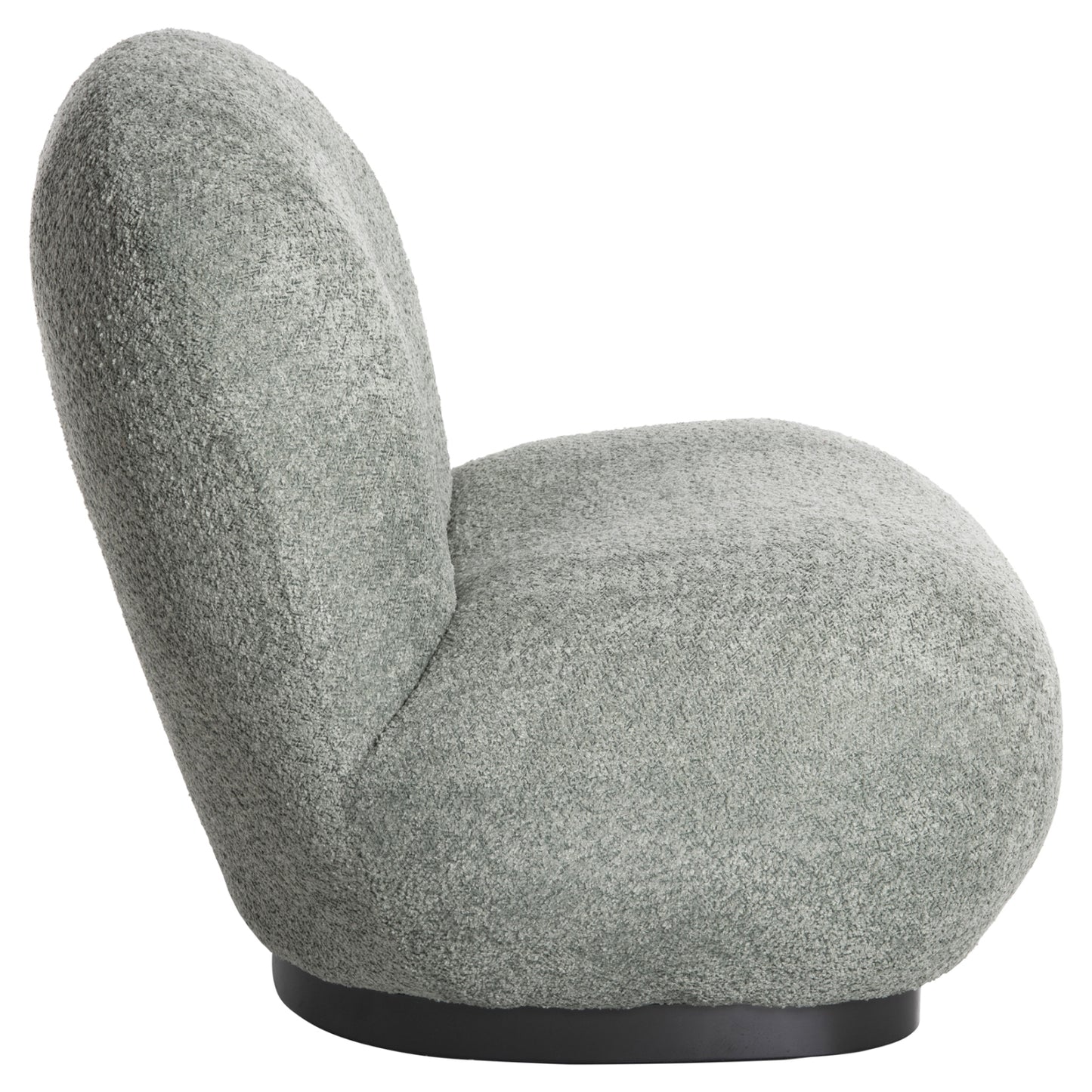 ARMCHAIR BEANY PEANUT BOUCLE FABRIC 85x82x77
