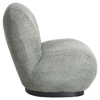 ARMCHAIR BEANY PEANUT BOUCLE FABRIC 85x82x77