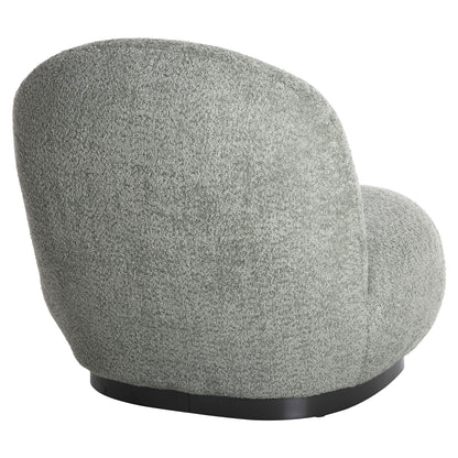 ARMCHAIR BEANY PEANUT BOUCLE FABRIC 85x82x77