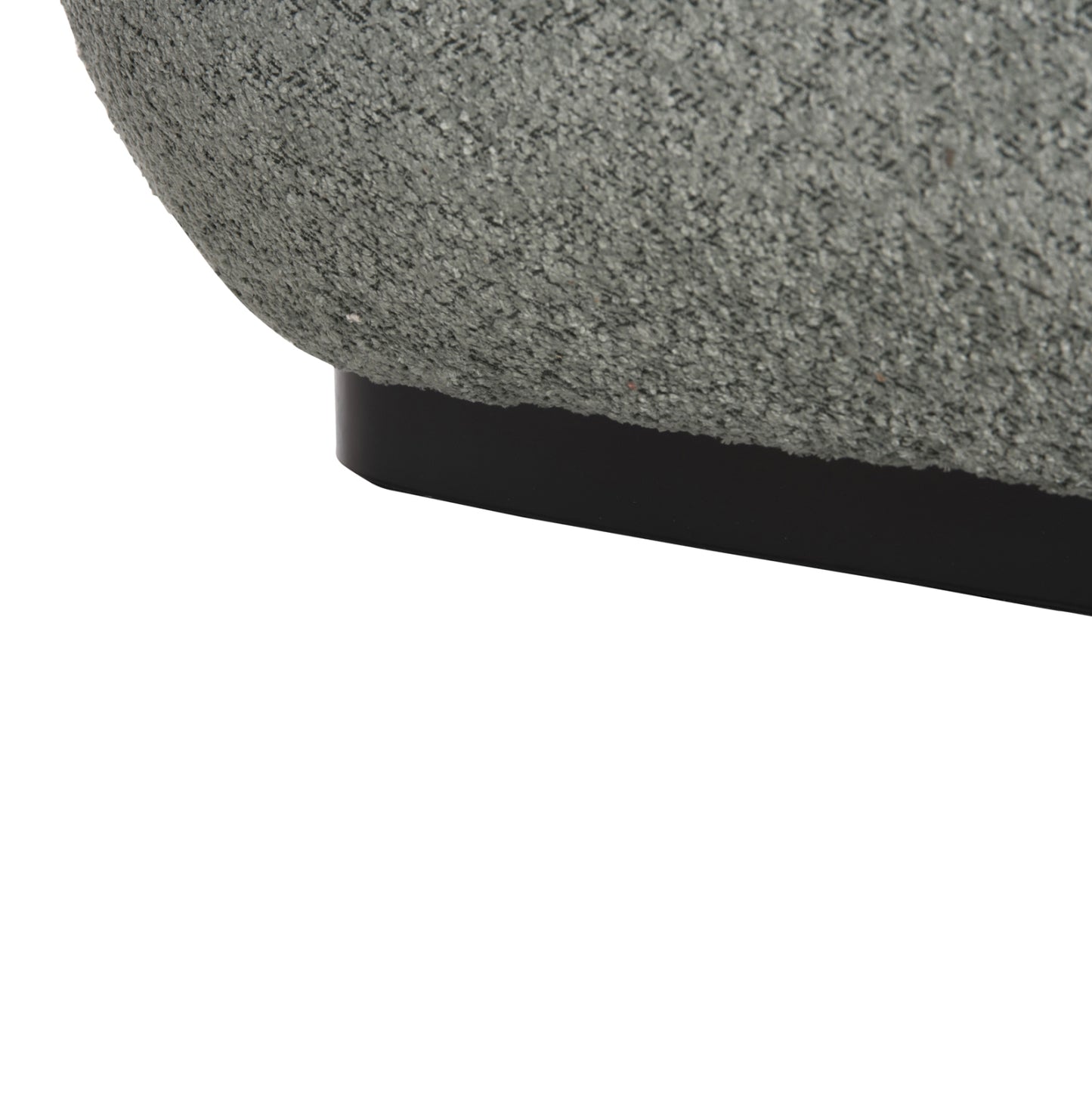 ARMCHAIR BEANY PEANUT BOUCLE FABRIC 85x82x77