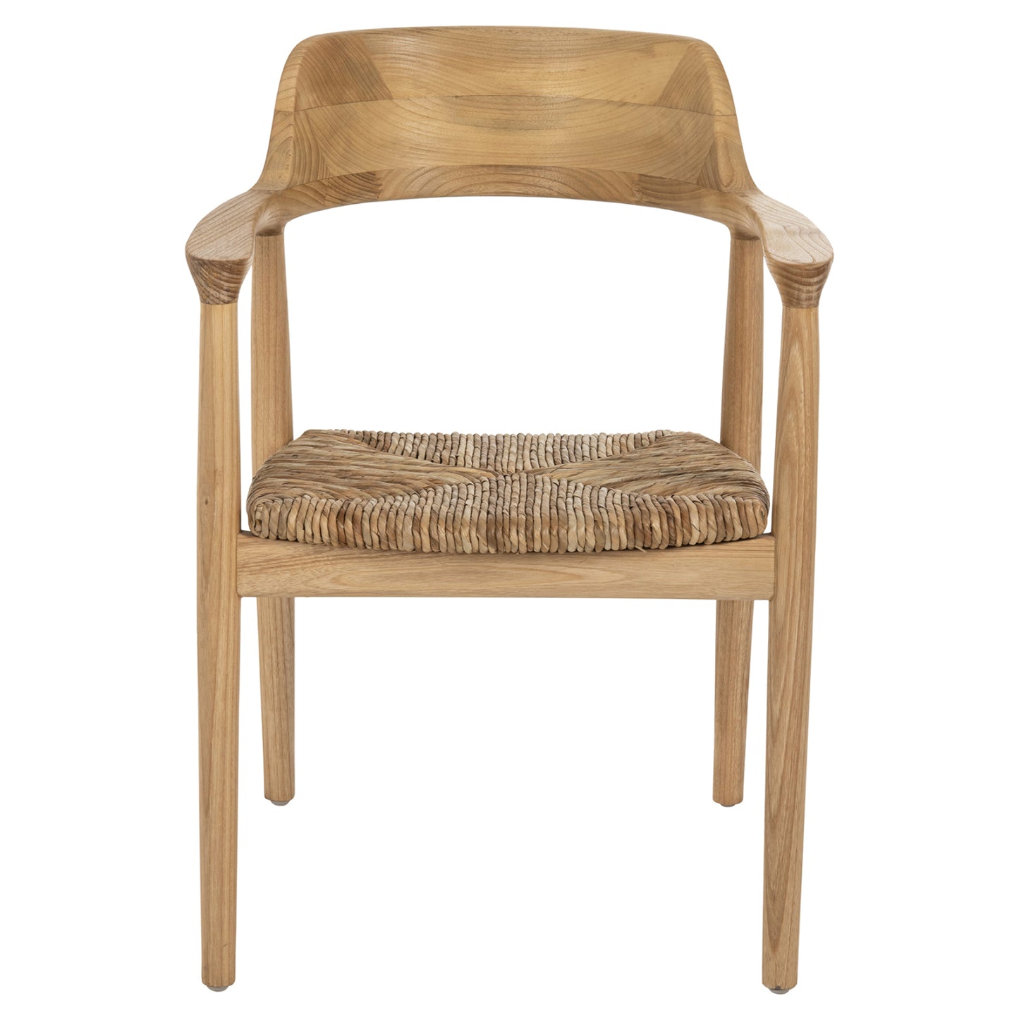 ΠΟΛΥΘΡΟΝΑ KINGSLEY ΞΥΛΟ TEAK & ΨΑΘΑ ΣΕ ΦΥΣΙΚΟ ΧΡΩΜΑ 57,5x54x80