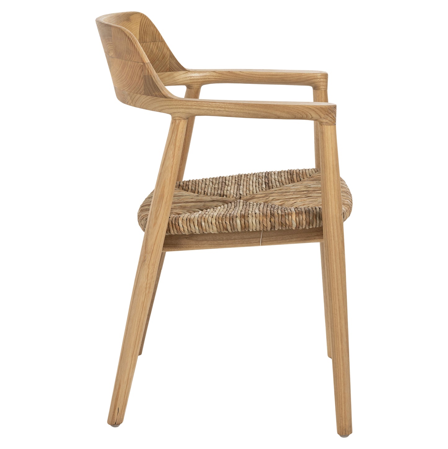 ΠΟΛΥΘΡΟΝΑ KINGSLEY ΞΥΛΟ TEAK & ΨΑΘΑ ΣΕ ΦΥΣΙΚΟ ΧΡΩΜΑ 57,5x54x80