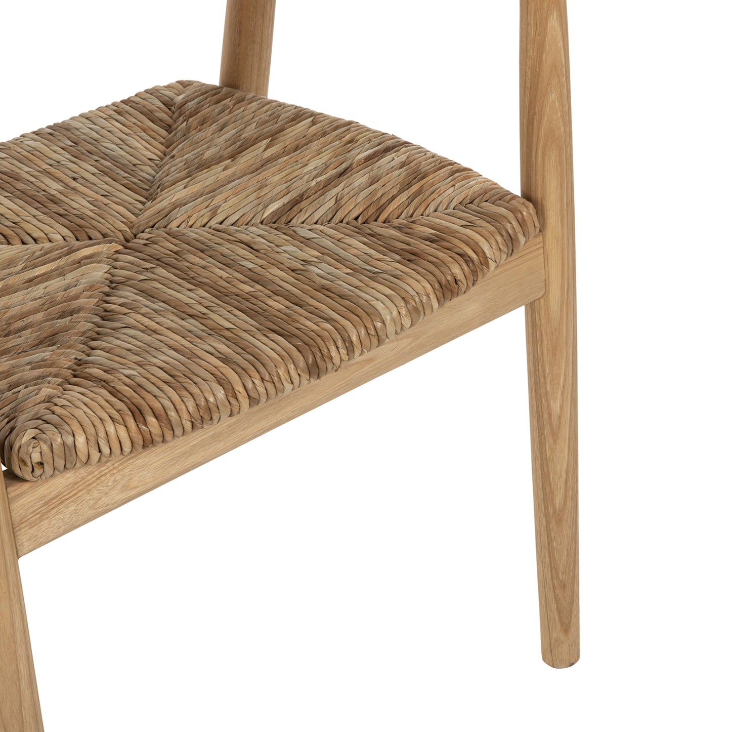 ΠΟΛΥΘΡΟΝΑ KINGSLEY ΞΥΛΟ TEAK & ΨΑΘΑ ΣΕ ΦΥΣΙΚΟ ΧΡΩΜΑ 57,5x54x80