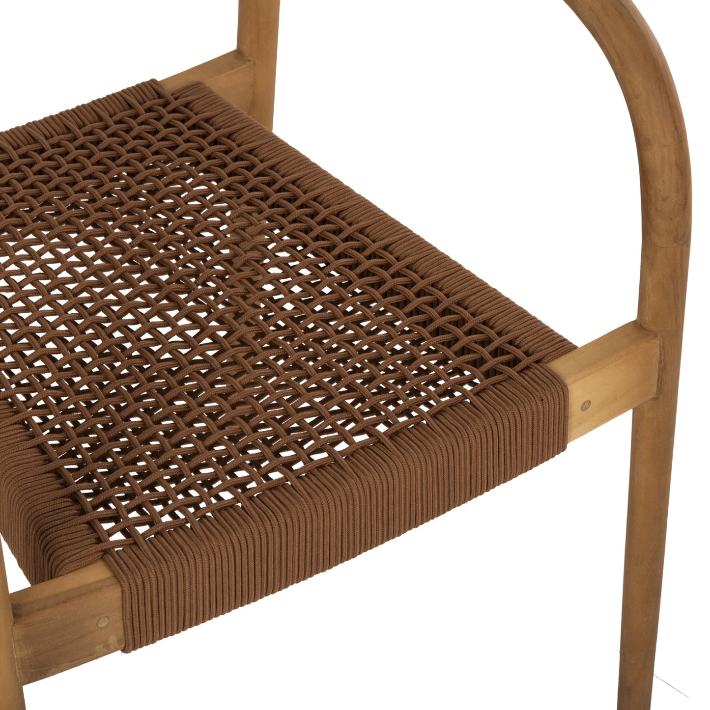 ΠΟΛΥΘΡΟΝΑ OSLO ΞΥΛΟ TEAK ΦΥΣΙΚΟ & ΚΑΦΕ ΣΧΟΙΝΙ 55x54x80