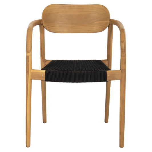 ΠΟΛΥΘΡΟΝΑ OSLO ΞΥΛΟ TEAK ΦΥΣΙΚΟ & ΜΑΥΡΟ ΣΧΟΙΝΙ 55x54x80