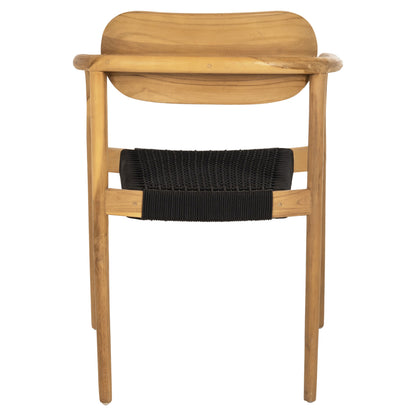 ΠΟΛΥΘΡΟΝΑ OSLO ΞΥΛΟ TEAK ΦΥΣΙΚΟ & ΜΑΥΡΟ ΣΧΟΙΝΙ 55x54x80