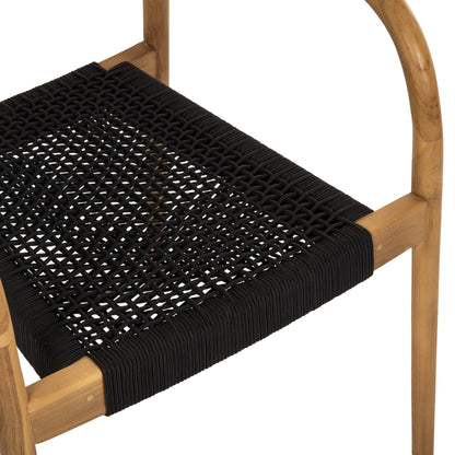 ΠΟΛΥΘΡΟΝΑ OSLO ΞΥΛΟ TEAK ΦΥΣΙΚΟ & ΜΑΥΡΟ ΣΧΟΙΝΙ 55x54x80