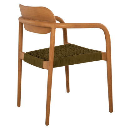 ΠΟΛΥΘΡΟΝΑ OSLO ΞΥΛΟ TEAK ΦΥΣΙΚΟ & ΠΡΑΣΙΝΟ ΣΧΟΙΝΙ 55x54x80