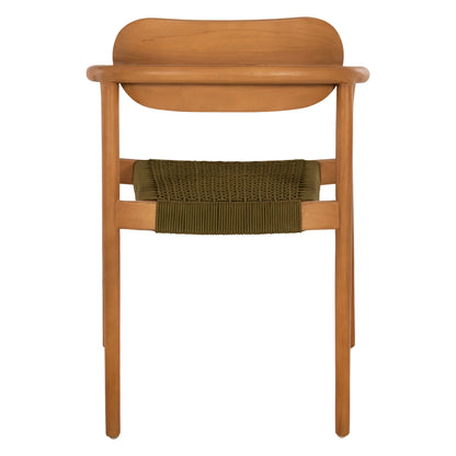 ΠΟΛΥΘΡΟΝΑ OSLO ΞΥΛΟ TEAK ΦΥΣΙΚΟ & ΠΡΑΣΙΝΟ ΣΧΟΙΝΙ 55x54x80