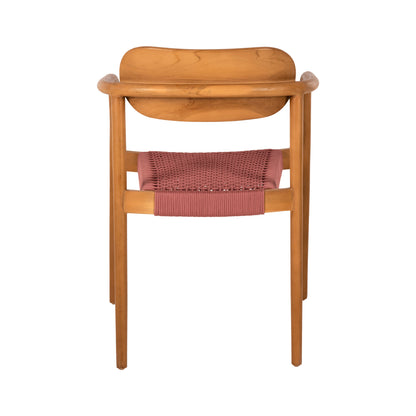 ΠΟΛΥΘΡΟΝΑ OSLO ΞΥΛΟ TEAK ΦΥΣΙΚΟ & ΡΟΖ ΣΧΟΙΝΙ 55x54x80