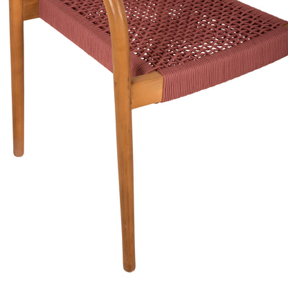 ΠΟΛΥΘΡΟΝΑ OSLO ΞΥΛΟ TEAK ΦΥΣΙΚΟ & ΡΟΖ ΣΧΟΙΝΙ 55x54x80