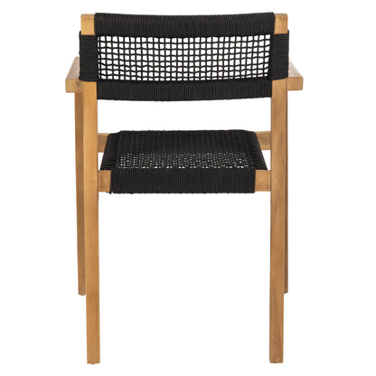 ΠΟΛΥΘΡΟΝΑ CHARLOTTE ΞΥΛΟ TEAK ΦΥΣΙΚΟ & ΜΑΥΡΟ ΣΧΟΙΝΙ 59x54x83