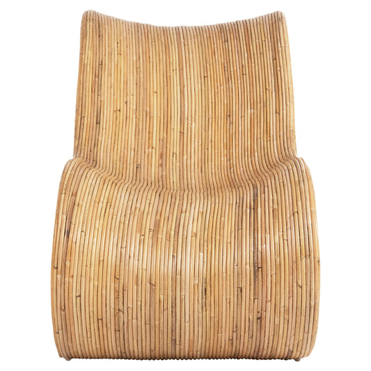ΠΟΛΥΘΡΟΝΑ CURVY LOUNGE ΑΠΟ RATTAN ΣΕ ΦΥΣΙΚΗ ΑΠΟΧΡΩΣΗ 63x128x97