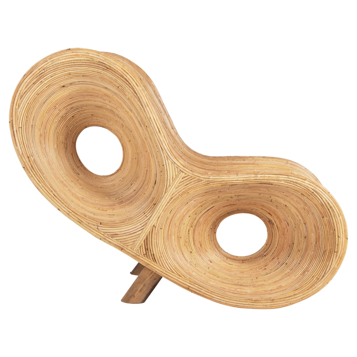 ΠΟΛΥΘΡΟΝΑ CURVY LOUNGE ΑΠΟ RATTAN ΣΕ ΦΥΣΙΚΗ ΑΠΟΧΡΩΣΗ 63x128x97