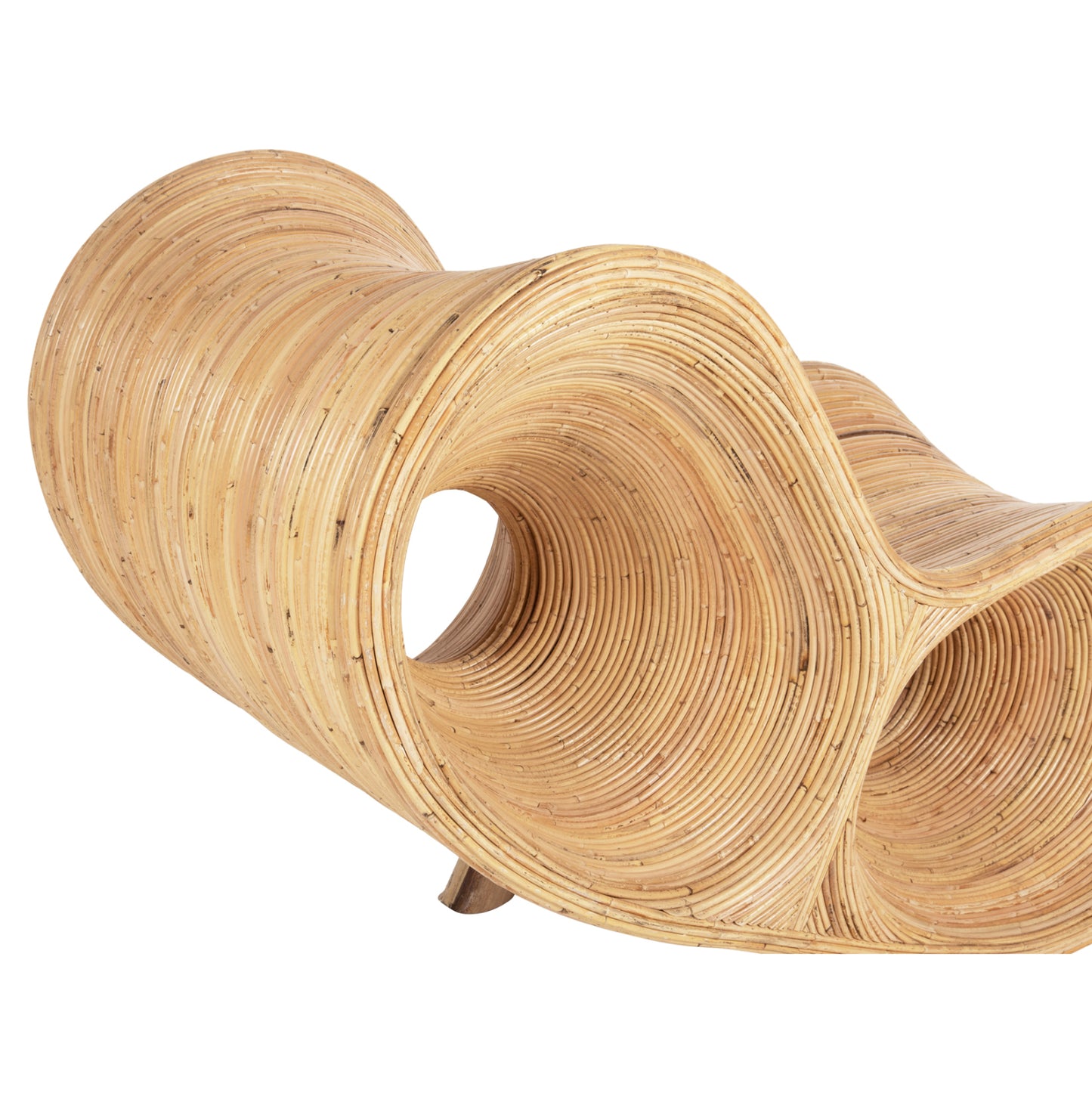 ΠΟΛΥΘΡΟΝΑ CURVY LOUNGE ΑΠΟ RATTAN ΣΕ ΦΥΣΙΚΗ ΑΠΟΧΡΩΣΗ 63x128x97