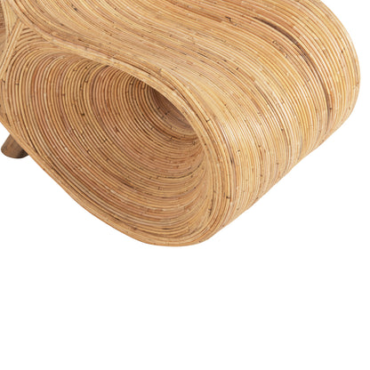 ΠΟΛΥΘΡΟΝΑ CURVY LOUNGE ΑΠΟ RATTAN ΣΕ ΦΥΣΙΚΗ ΑΠΟΧΡΩΣΗ 63x128x97