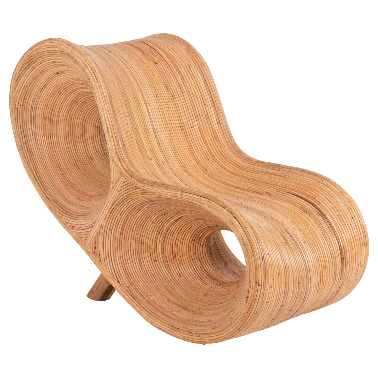 ΠΟΛΥΘΡΟΝΑ CURVY LOUNGE ΑΠΟ RATTAN ΣΕ ΦΥΣΙΚΗ ΑΠΟΧΡΩΣΗ 63x128x97