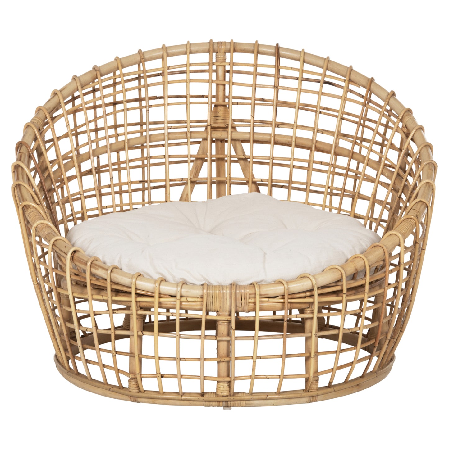 ΠΟΛΥΘΡΟΝΑ ENTO RATTAN ΣΕ ΦΥΣΙΚΟ ΜΠΕΖ ΜΑΞΙΛΑΡΙ 85x75x67