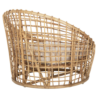 ΠΟΛΥΘΡΟΝΑ ENTO RATTAN ΣΕ ΦΥΣΙΚΟ ΜΠΕΖ ΜΑΞΙΛΑΡΙ 85x75x67