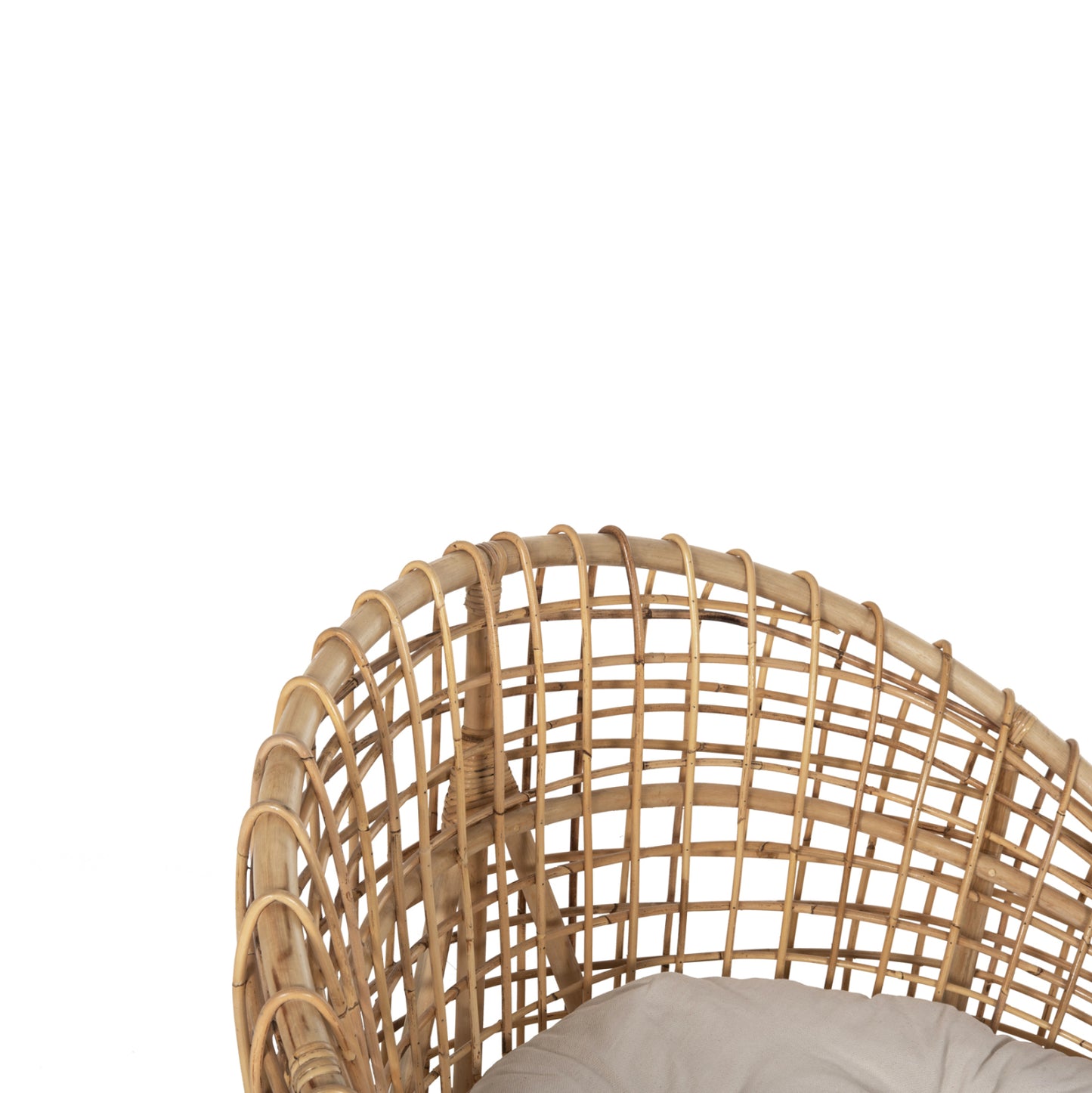 ΠΟΛΥΘΡΟΝΑ ENTO RATTAN ΣΕ ΦΥΣΙΚΟ ΜΠΕΖ ΜΑΞΙΛΑΡΙ 85x75x67
