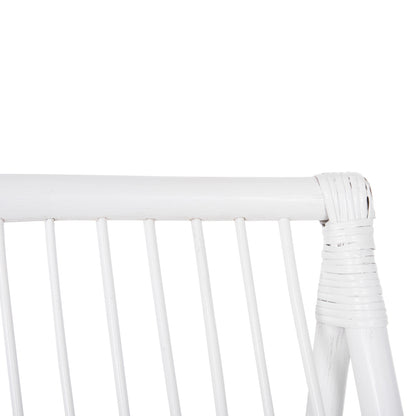 ΠΟΛΥΘΡΟΝΑ GRINN ΡΑΒΔΟΙ RATTAN ΣΕ ΛΕΥΚΟ 56,5x73,5x79,5