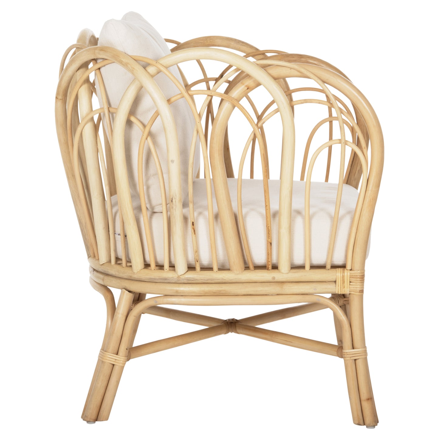 ΠΟΛΥΘΡΟΝΑ ESTOR RATTAN ΣΕ ΦΥΣΙΚΟ ΛΕΥΚΟ ΜΑΞΙΛΑΡΙ 78x75x92