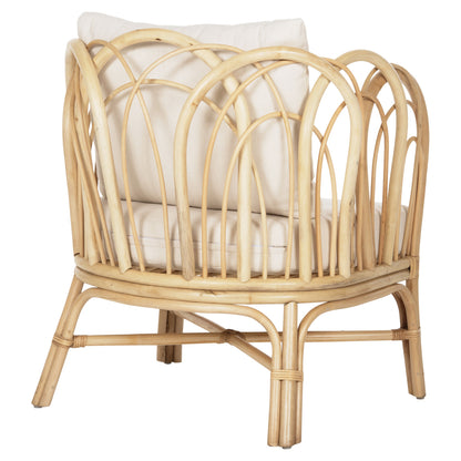 ΠΟΛΥΘΡΟΝΑ ESTOR RATTAN ΣΕ ΦΥΣΙΚΟ ΛΕΥΚΟ ΜΑΞΙΛΑΡΙ 78x75x92