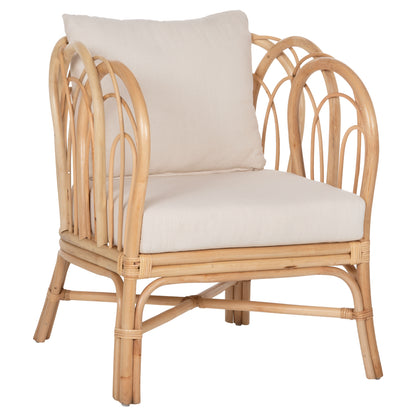 ΠΟΛΥΘΡΟΝΑ ESTOR RATTAN ΣΕ ΦΥΣΙΚΟ ΛΕΥΚΟ ΜΑΞΙΛΑΡΙ 78x75x92