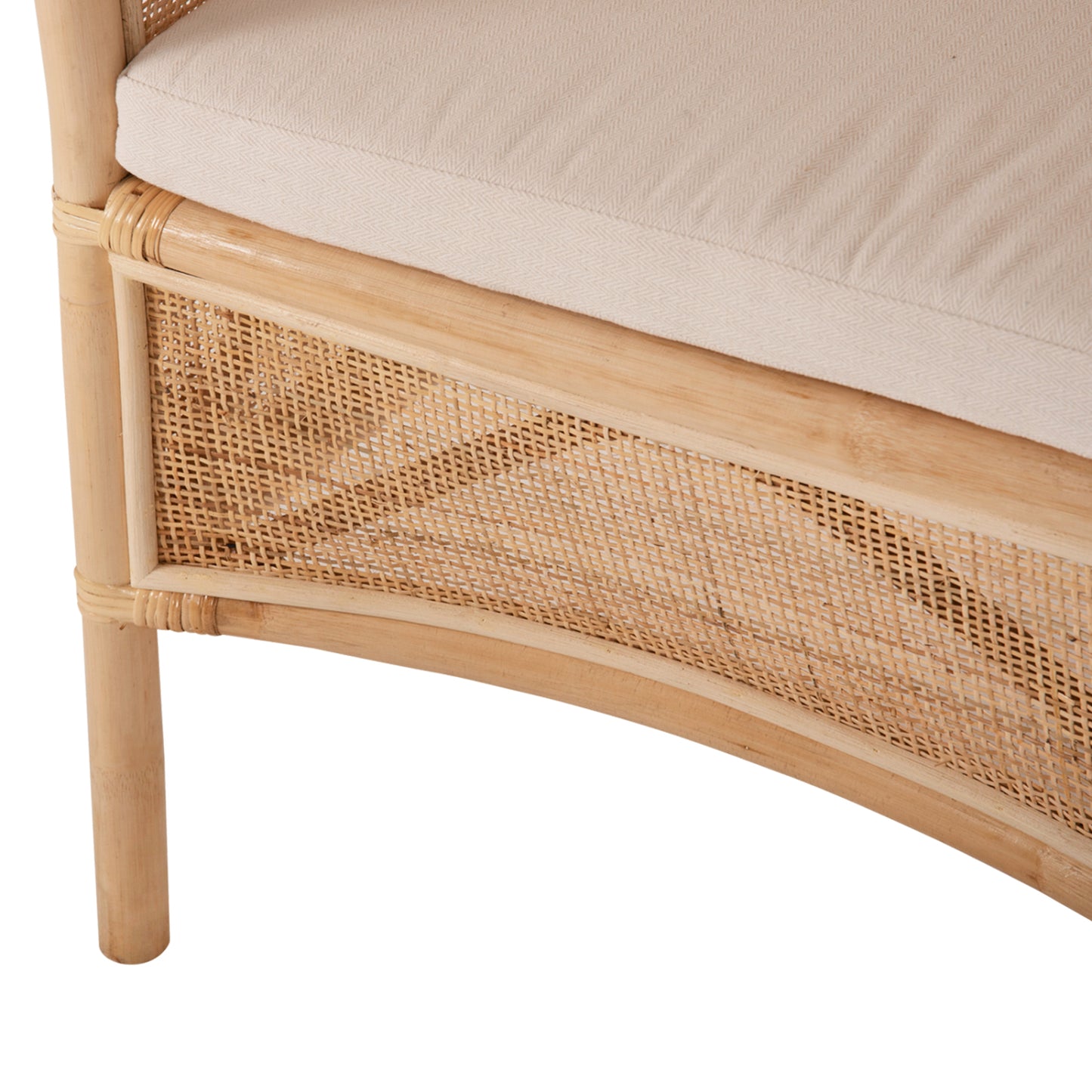 ΠΟΛΥΘΡΟΝΑ APRON RATTAN ΠΛΕΚΤΟ ΣΕ ΦΥΣΙΚΟ ΛΕΥΚΟ ΜΑΞΙΛΑΡΙ 75x70x85