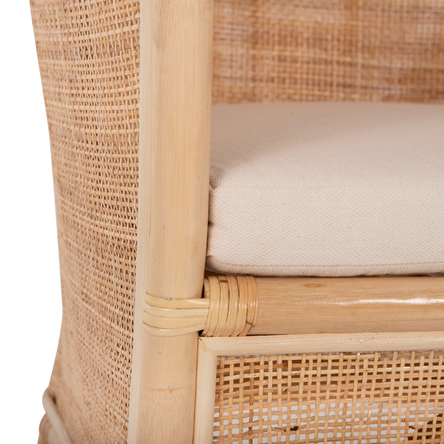 ΠΟΛΥΘΡΟΝΑ APRON RATTAN ΠΛΕΚΤΟ ΣΕ ΦΥΣΙΚΟ ΛΕΥΚΟ ΜΑΞΙΛΑΡΙ 75x70x85