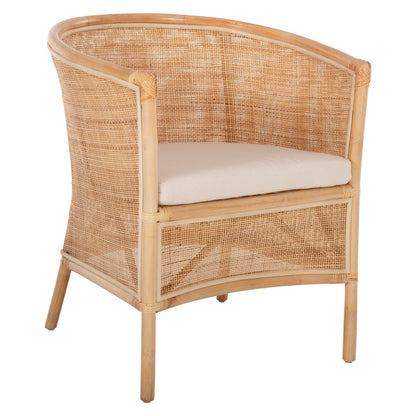 ΠΟΛΥΘΡΟΝΑ APRON RATTAN ΠΛΕΚΤΟ ΣΕ ΦΥΣΙΚΟ ΛΕΥΚΟ ΜΑΞΙΛΑΡΙ 75x70x85