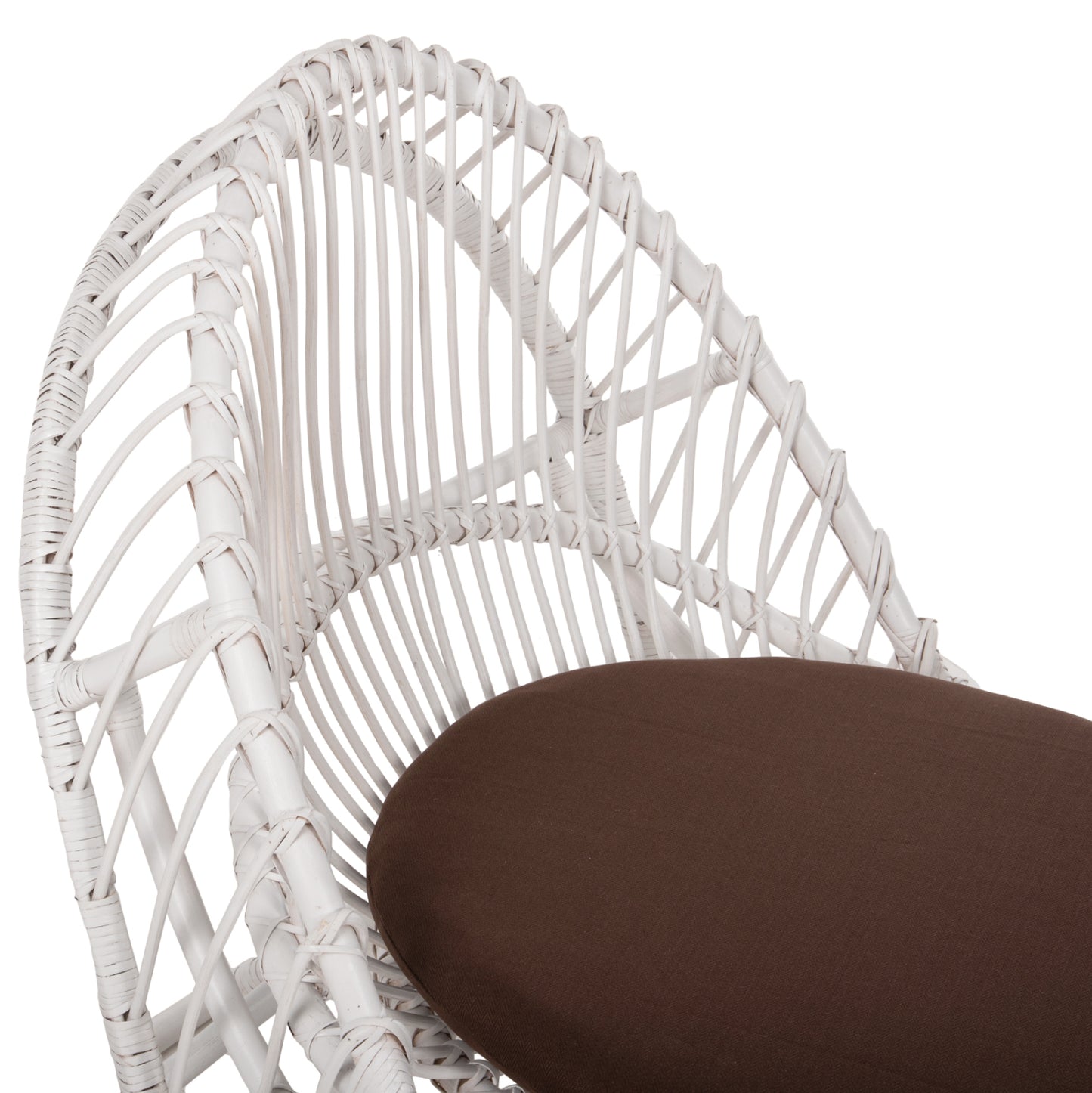 ΠΟΛΥΘΡΟΝΑ ENTROPY RATTAN ΛΕΥΚΟ ΜΕ ΚΑΦΕ ΜΑΞΙΛΑΡΙ 80x97x85