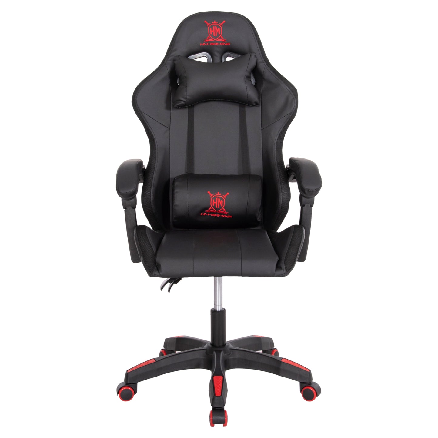 ΠΟΛΥΘΡΟΝΑ GAMING DARREN ΜΑΥΡΟ ΚΟΚΚΙΝΟ PVC 58.5x100x120