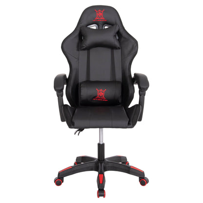 ΠΟΛΥΘΡΟΝΑ GAMING DARREN ΜΑΥΡΟ ΚΟΚΚΙΝΟ PVC 58.5x100x120