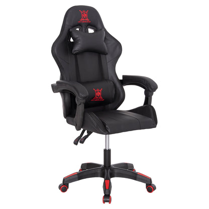 ΠΟΛΥΘΡΟΝΑ GAMING DARREN ΜΑΥΡΟ ΚΟΚΚΙΝΟ PVC 58.5x100x120