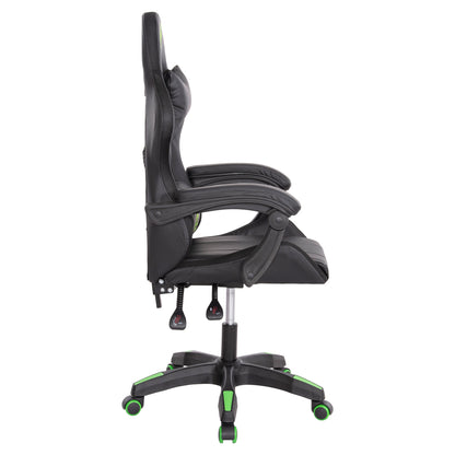 GAMING ARMCHAIR DARREN BLACK GREEN PVC 58.5x100x120