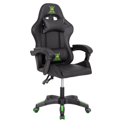 GAMING ARMCHAIR DARREN BLACK GREEN PVC 58.5x100x120