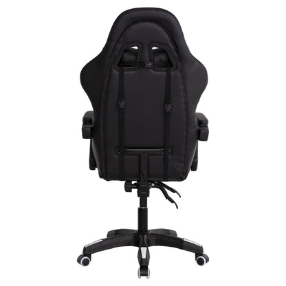 ΠΟΛΥΘΡΟΝΑ GAMING DARREN ΜΑΥΡΟ ΛΕΥΚΟ PVC 58.5x100x120