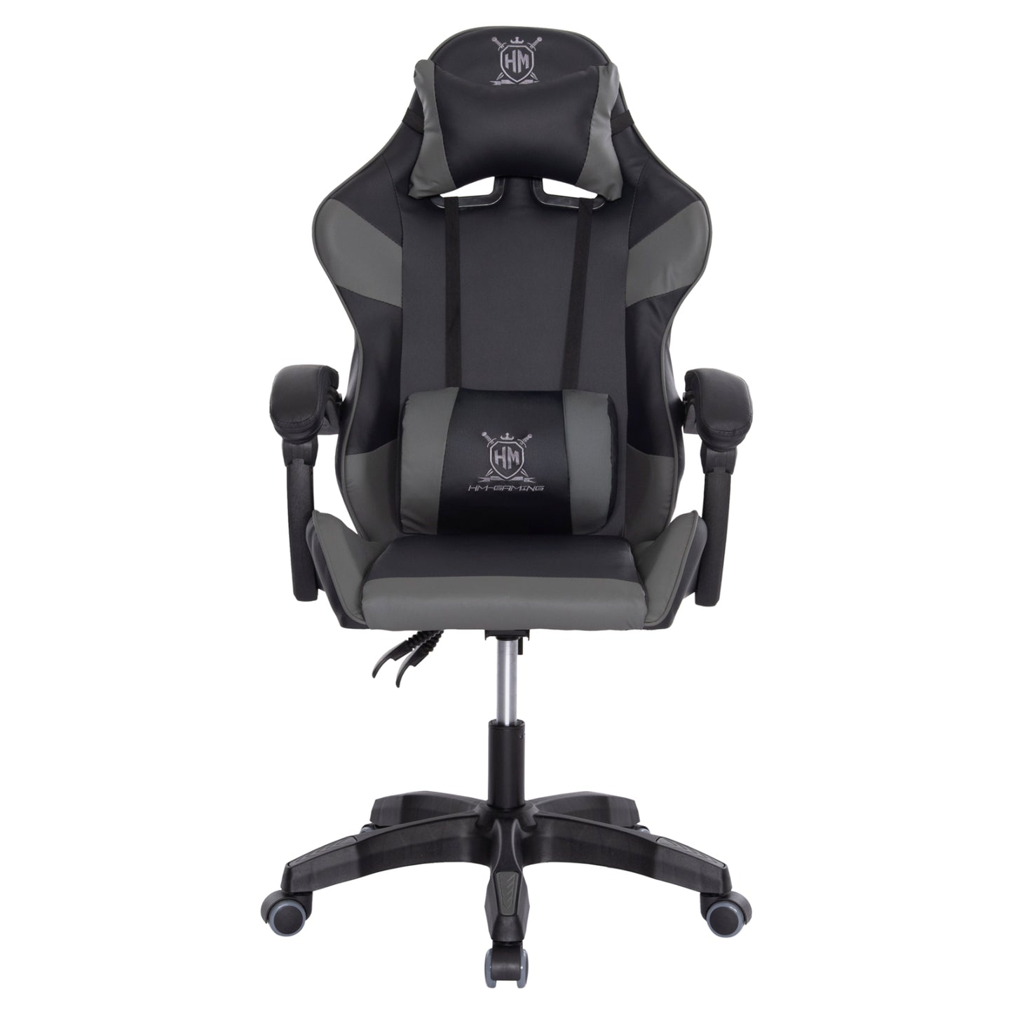 GAMING CHAIR DARREN BLACK GREY PVC 60x60x120