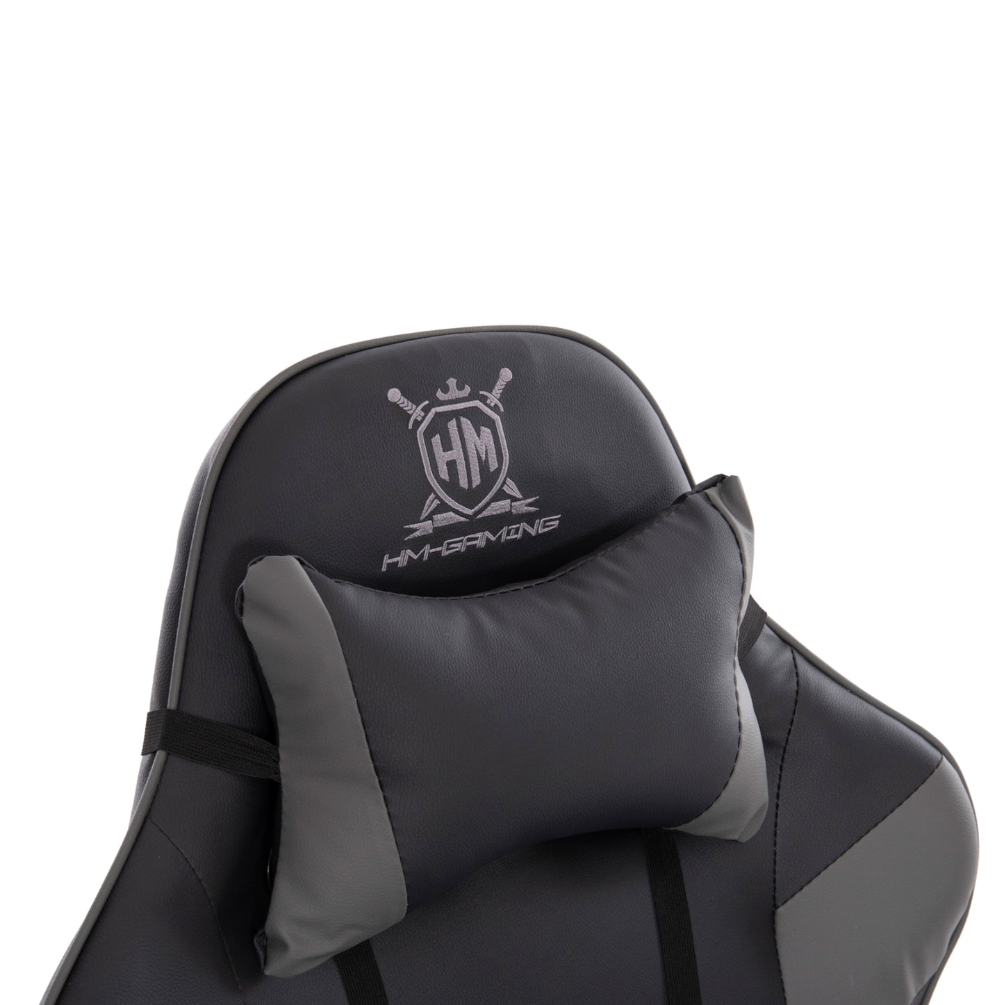 GAMING CHAIR DARREN BLACK GREY PVC 60x60x120