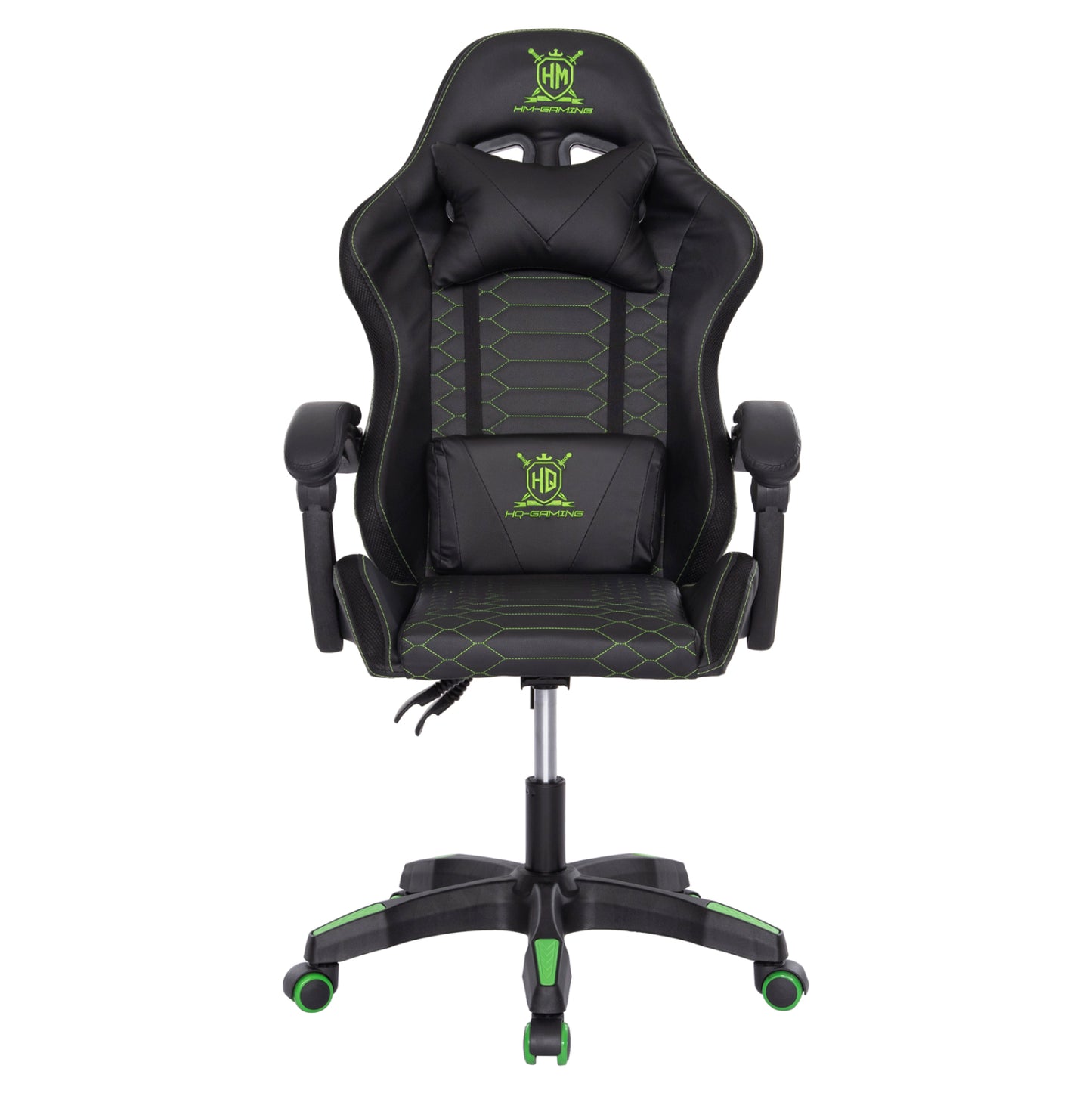 GAMING ARMCHAIR LOOT BLACK GREEN PVC 60x60x120