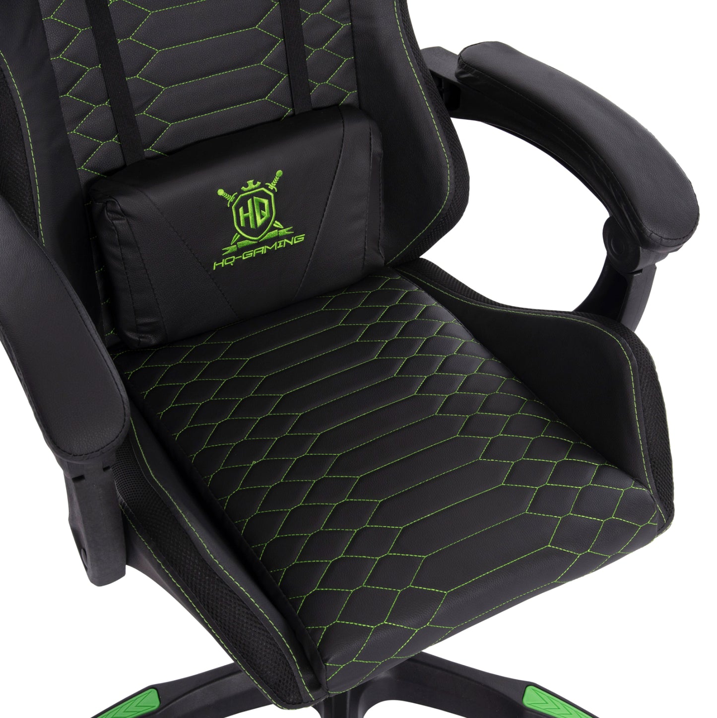 GAMING ARMCHAIR LOOT BLACK GREEN PVC 60x60x120
