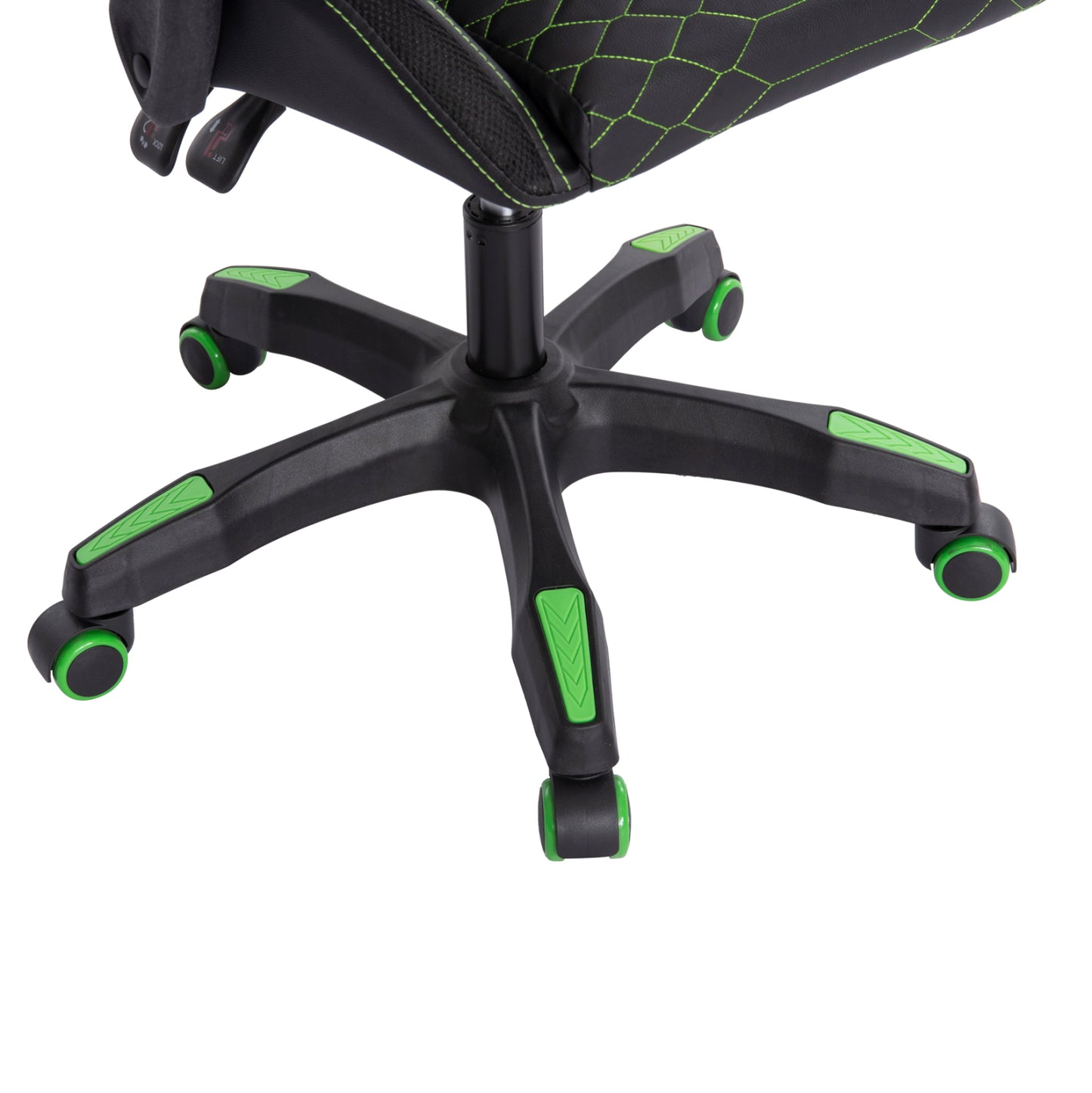 GAMING ARMCHAIR LOOT BLACK GREEN PVC 60x60x120