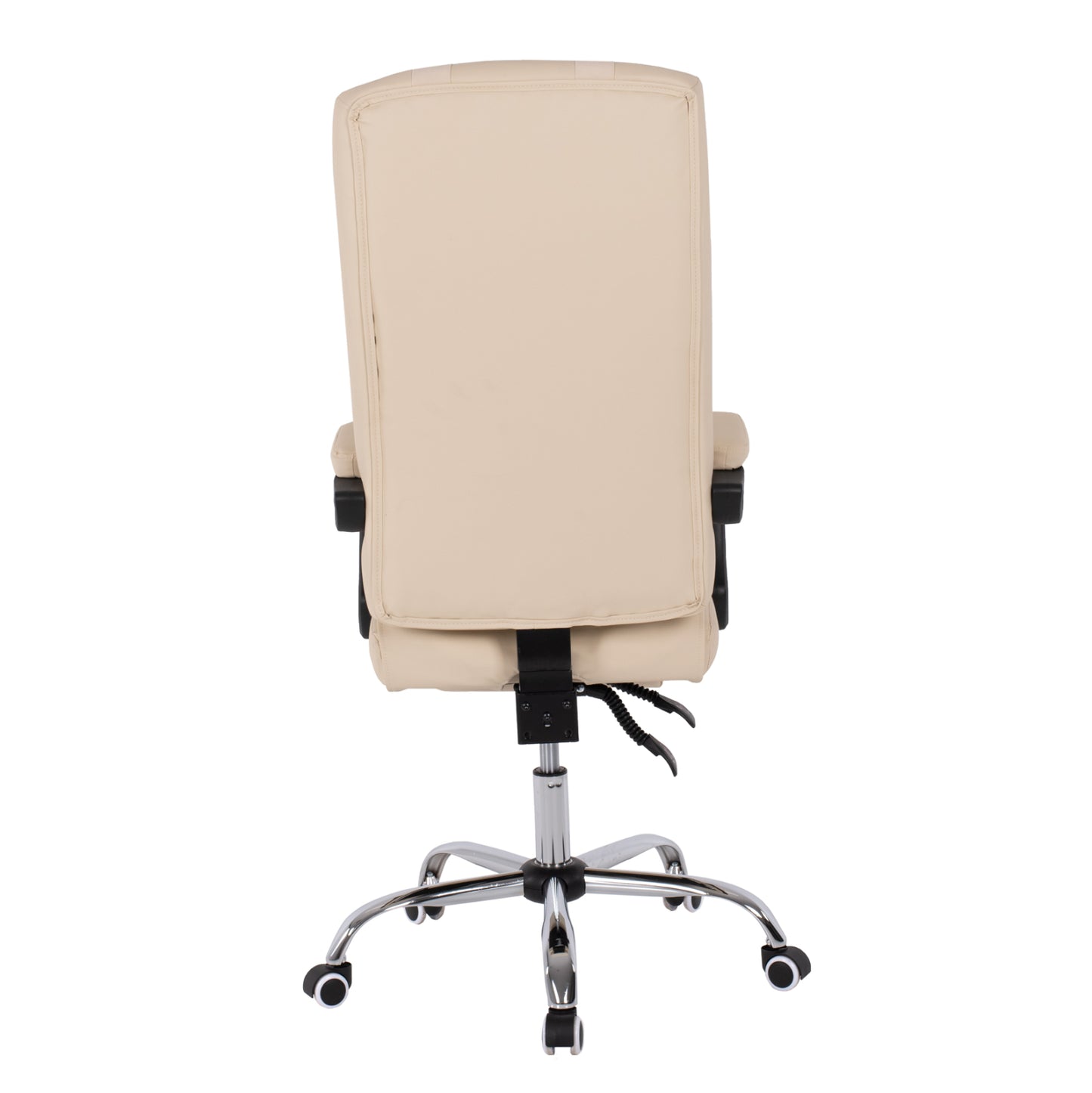 MANAGER'S OFFICE CHAIR BEIGE WITH FOLDABLE FOOTREST 58x71x128