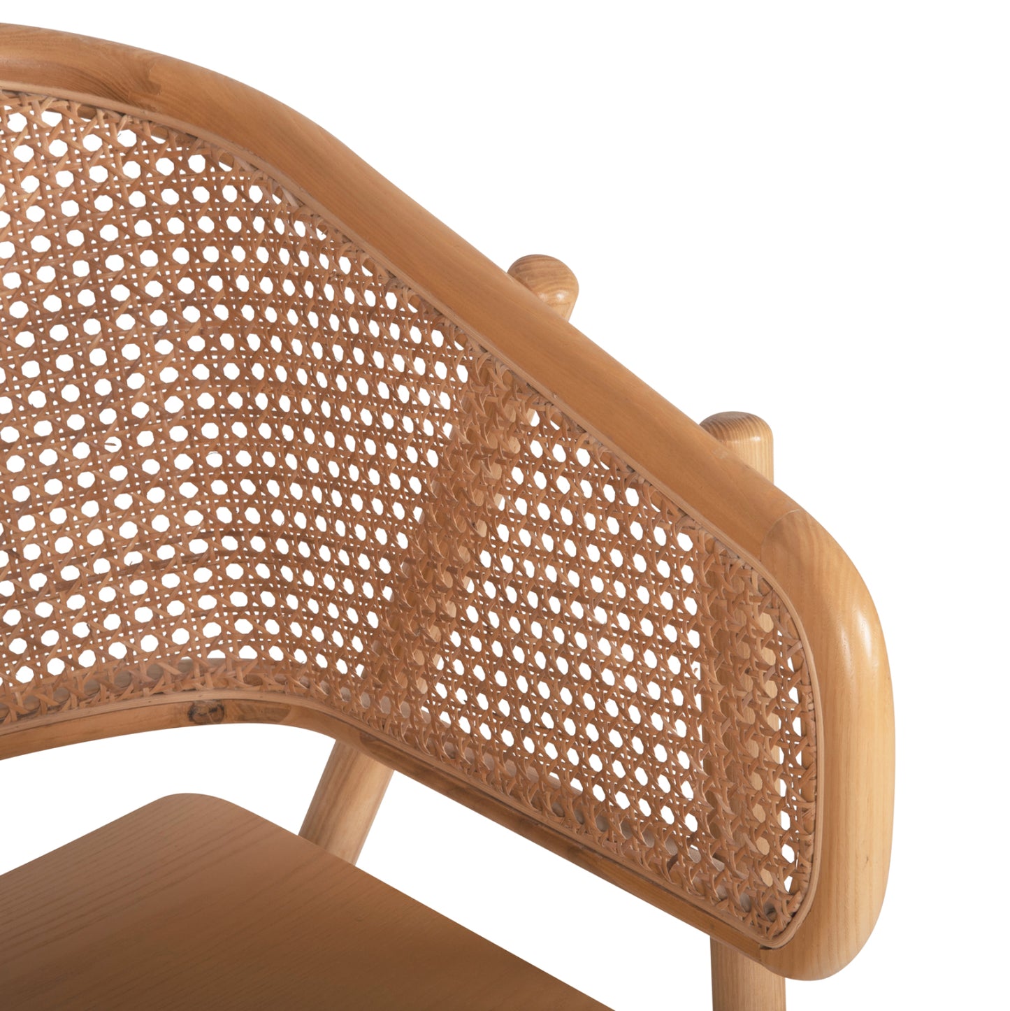ΠΟΛΥΘΡΟΝΑ KENLEE ΦΡΑΞΙΝΟΣ ΚΑΙ ΦΥΣΙΚΟ RATTAN RATTAN ΣΕ ΦΥΣΙΚΟ 57,5x55x81