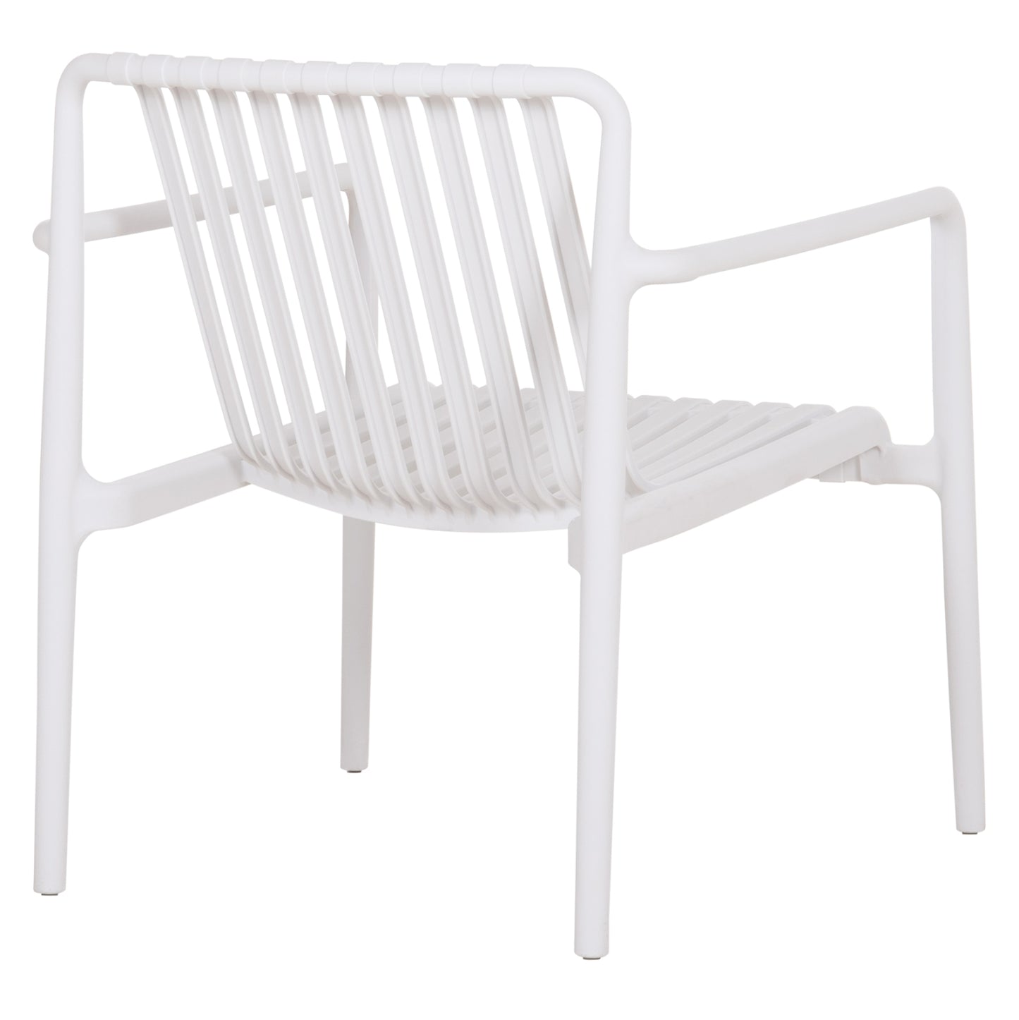 OUTDOOR LOUNGE ARMCHAIR MALEN WHITE POLYPROPYLENE 67x75x75