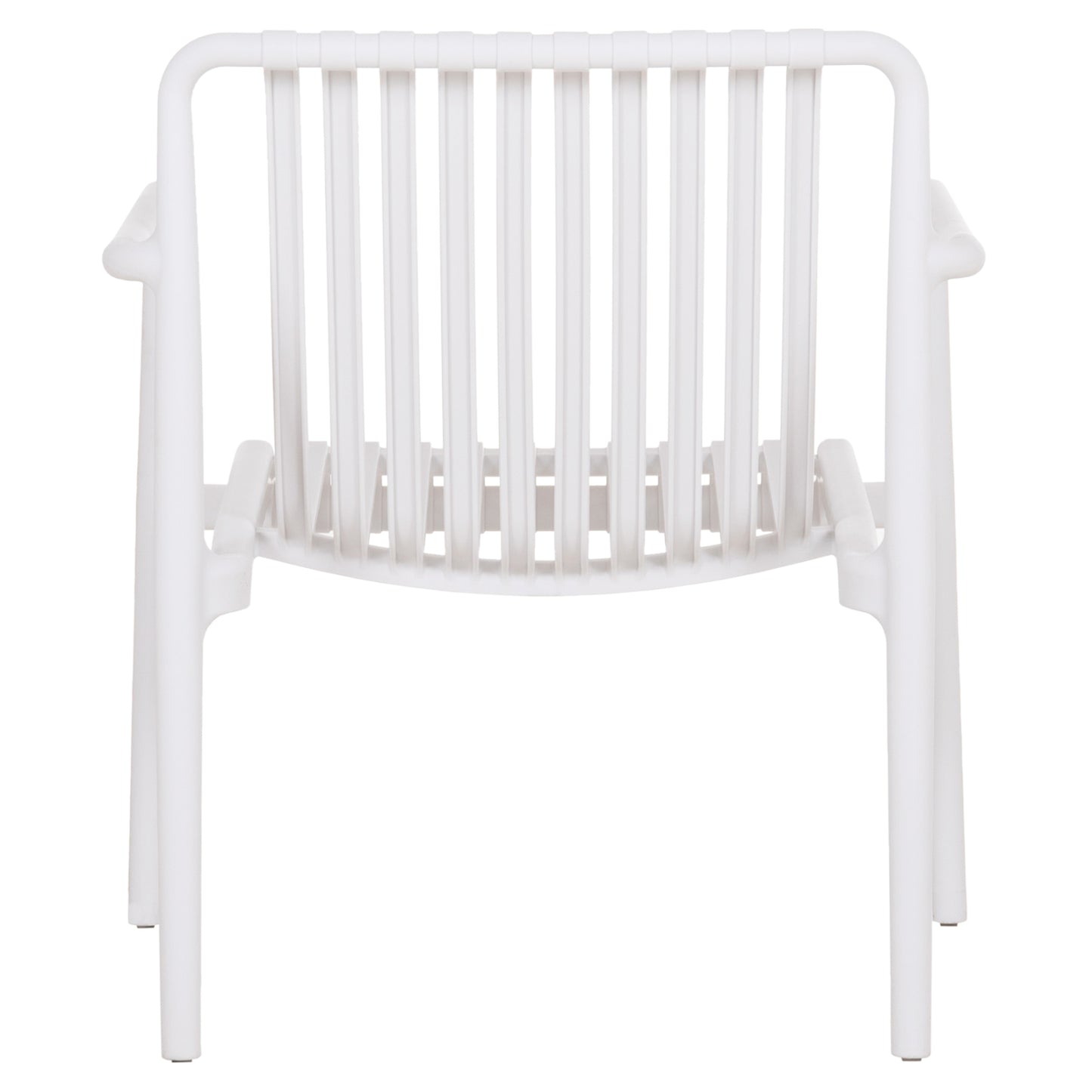 OUTDOOR LOUNGE ARMCHAIR MALEN WHITE POLYPROPYLENE 67x75x75
